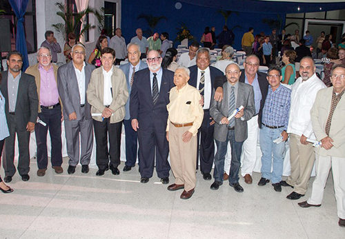 17 de 19 ex presidentes de la Cámara estuvieron en el acto, así como familiares de lo que ya no se encuentran entre nosotros