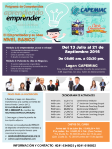 APRENDIENDO A EMPRENDER